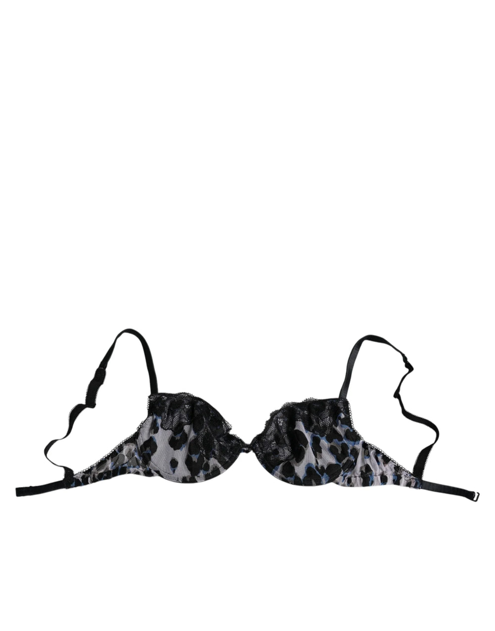 Roberto Cavalli White Leopard Push Up Reggiseno Bra Underwear - Bras