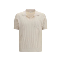 Polo Roberto Collina beżowa bawełna