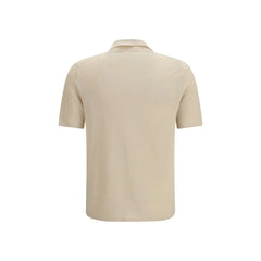 Polo en lin beige Roberto Collina