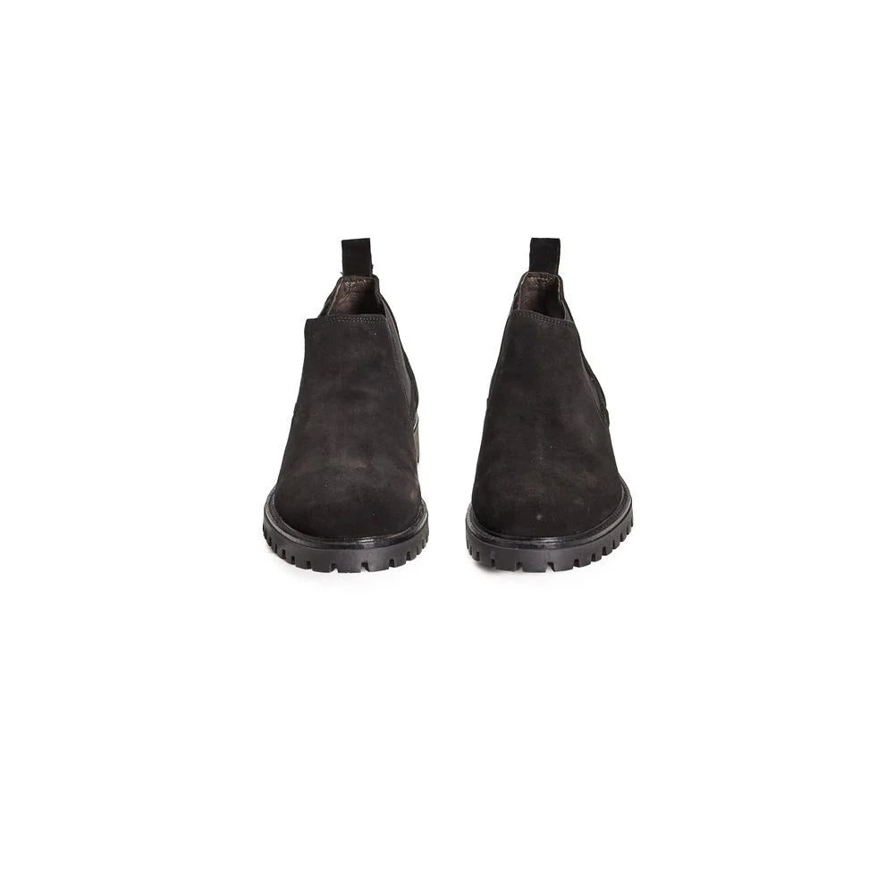 Roberto Pepe Luxury Black Calfskin Men Boot - Boots