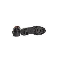 Roberto Pepe Luxury Black Calfskin Men Loafer - Flats