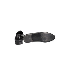 Roberto Pepe Luxury Black Calfskin Men Loafer - Flats