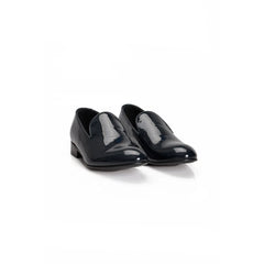 Roberto Pepe Luxury Blue Calfskin Men Loafer - Flats