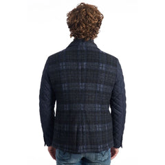 Roberto Pepe Luxury Blue Wool Men’s Jacket - IT48 | M - Sport Jackets