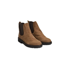 Roberto Pepe Luxury Brown Calfskin Men Boot - Boots