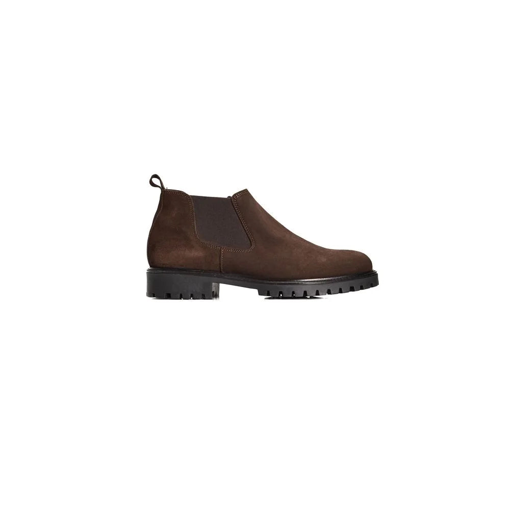 Roberto Pepe Luxury Brown Calfskin Men’s Boot - Boots
