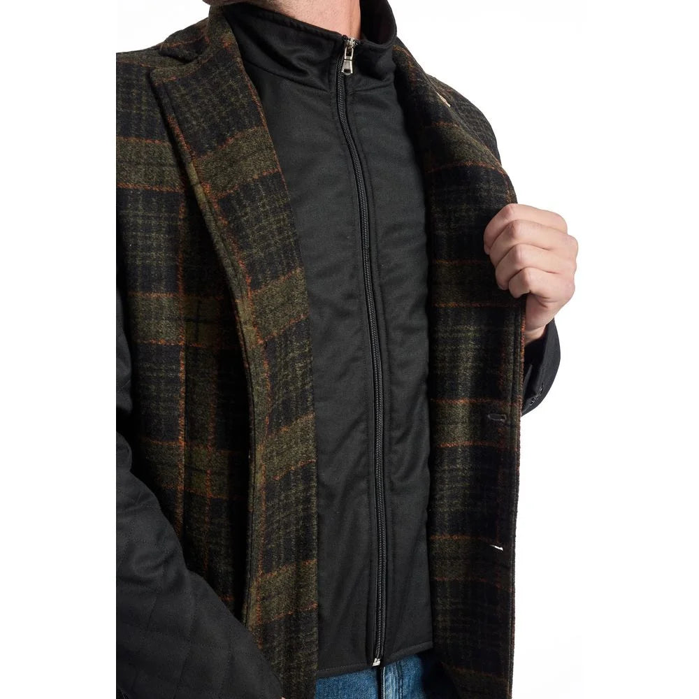 Roberto Pepe Luxury Brown Wool Men Jacket - Sport Jackets