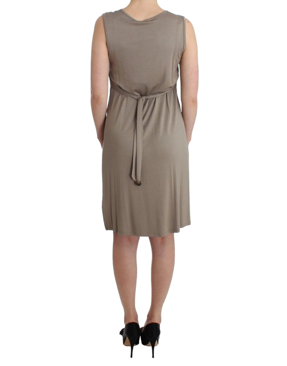 Roccobarocco Khaki studded sheath dress - IT42|M - Dresses