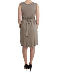Roccobarocco Khaki studded sheath dress - IT42|M - Dresses