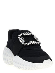 Roger Vivier Bicolor Polyethylene Athletic Sneakers