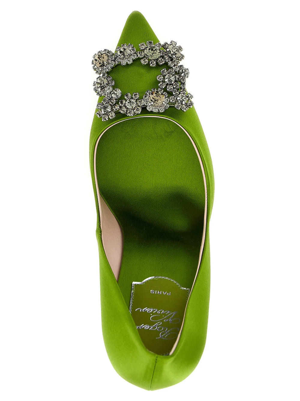 Roger Vivier Bicolor Viscose High Heel Pumps - EU38.5/US8.5