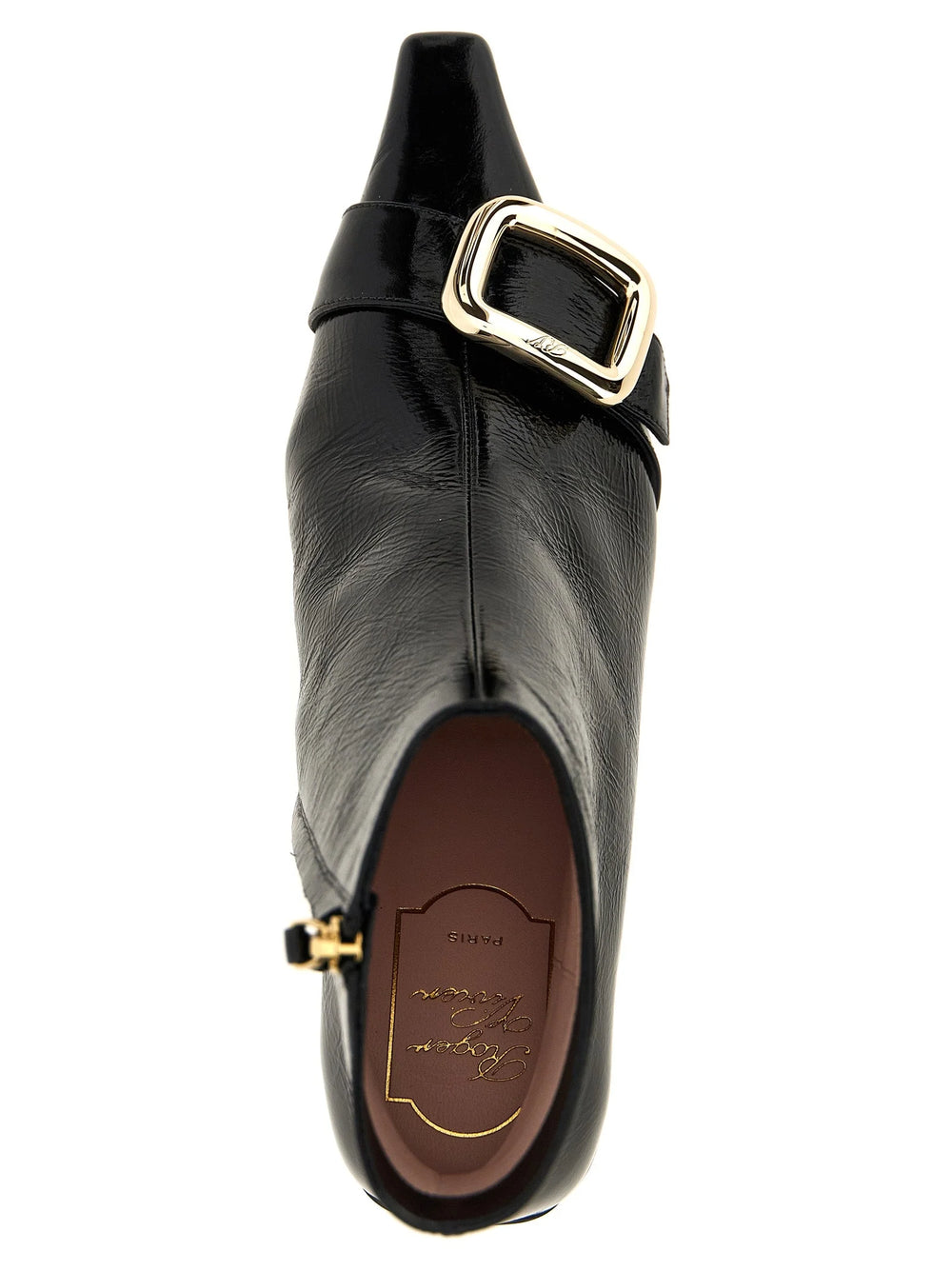 Roger Vivier Black Calfskin Ankle Boots - EU39/US9