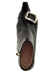 Roger Vivier Black Calfskin Ankle Boots - EU39/US9