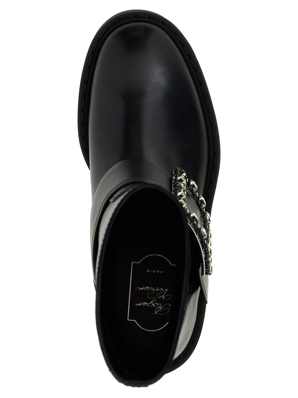 Roger Vivier Black Calfskin Ankle Boots - EU41/US11