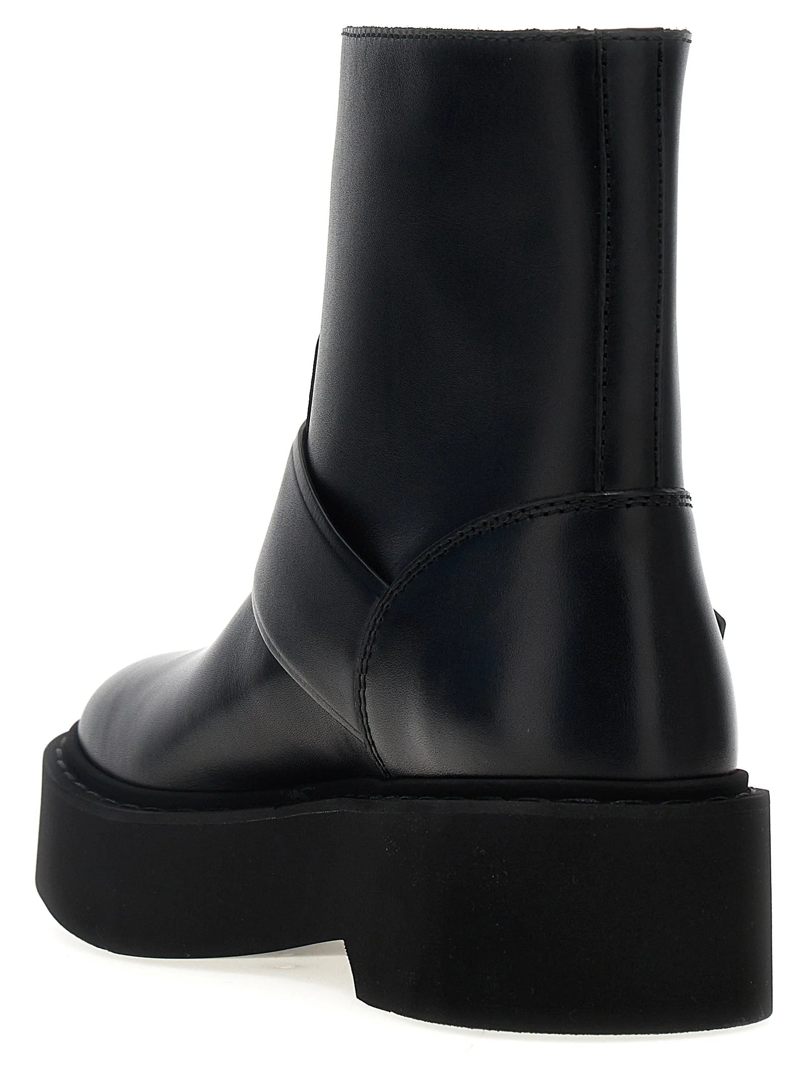 Roger Vivier Black Calfskin Ankle Boots - EU41/US11