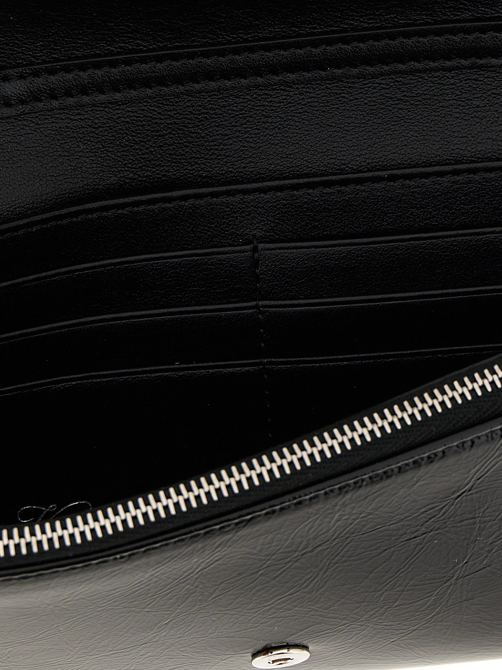 Roger Vivier Black Calfskin Cardholder