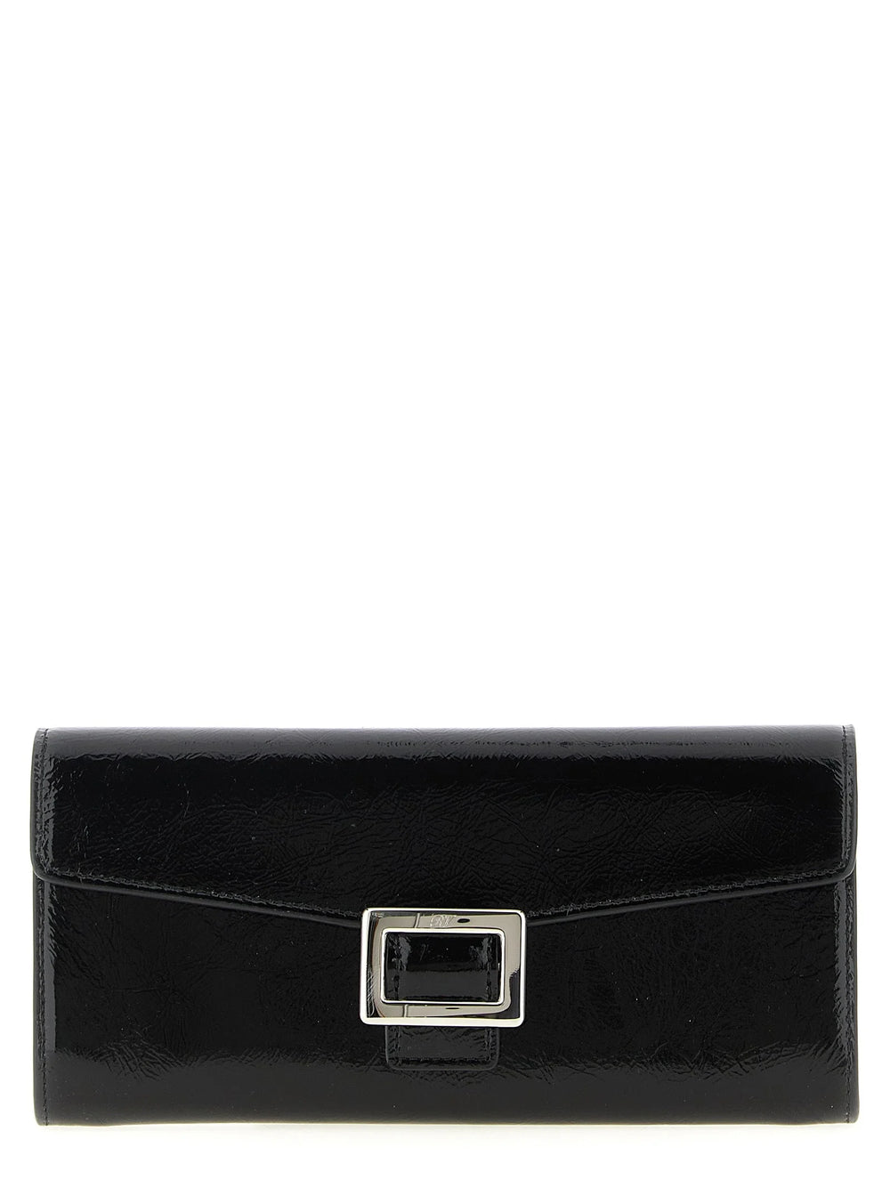 Roger Vivier Black Calfskin Cardholder