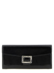 Roger Vivier Black Calfskin Cardholder