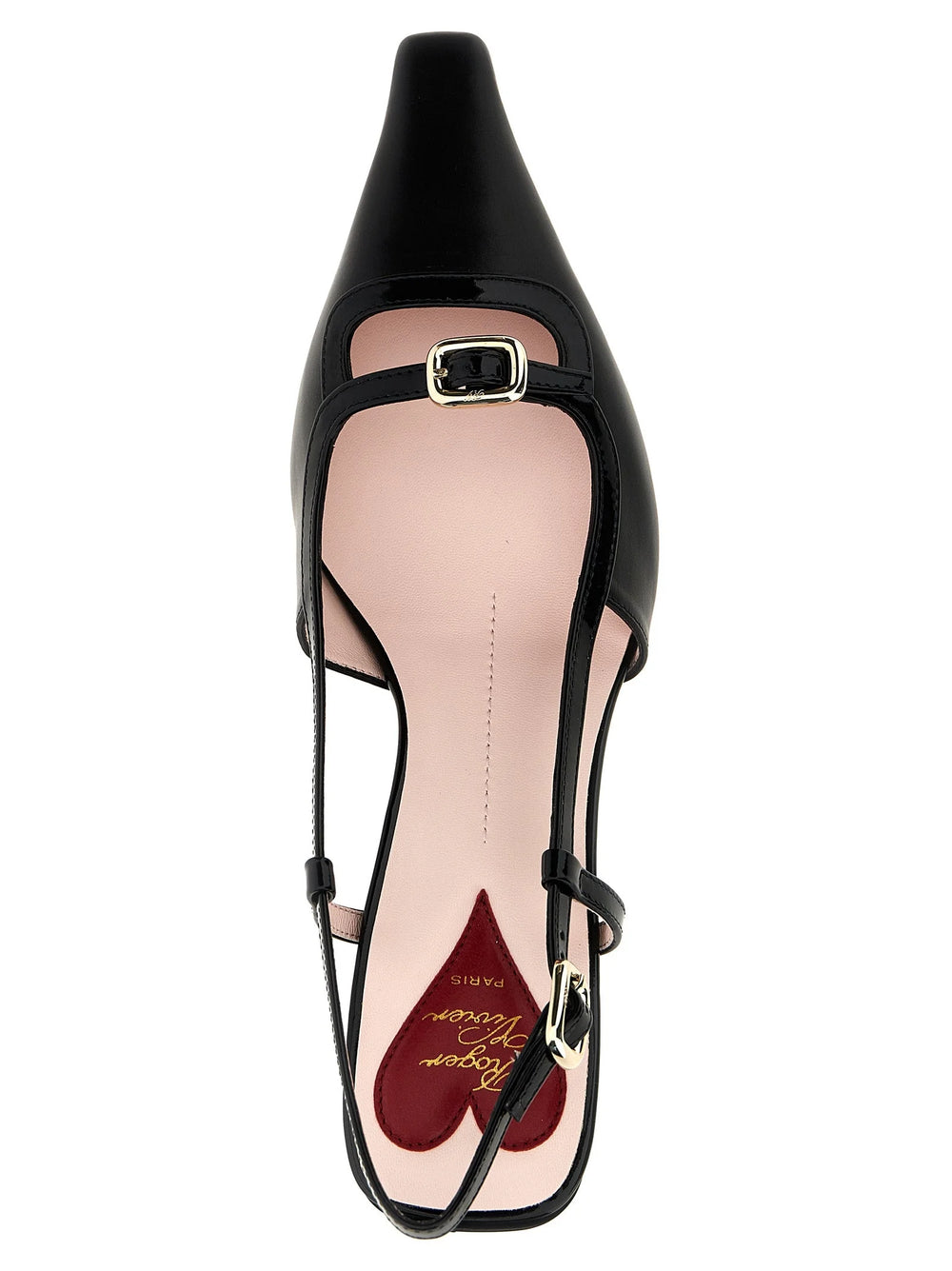 Roger Vivier Black Calfskin Mid Heel Pumps - EU36/US6