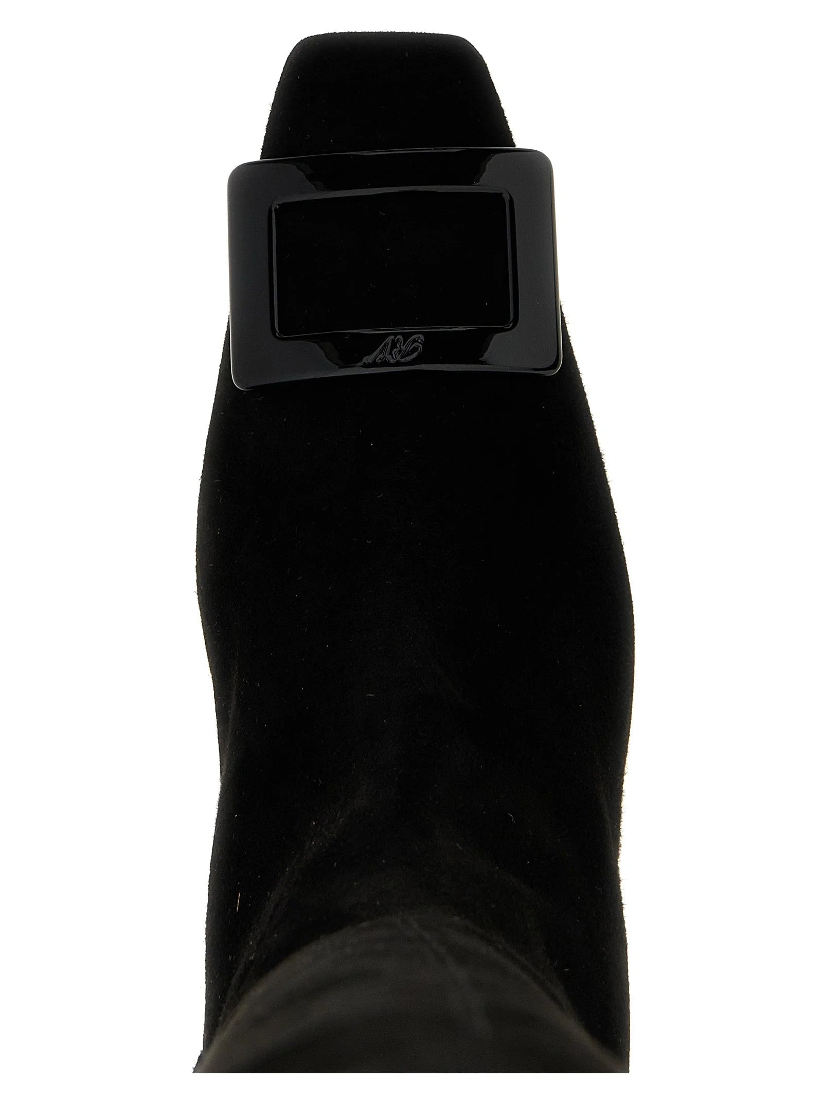 Roger Vivier Black Goatskin Over The Knee - EU38.5/US8.5
