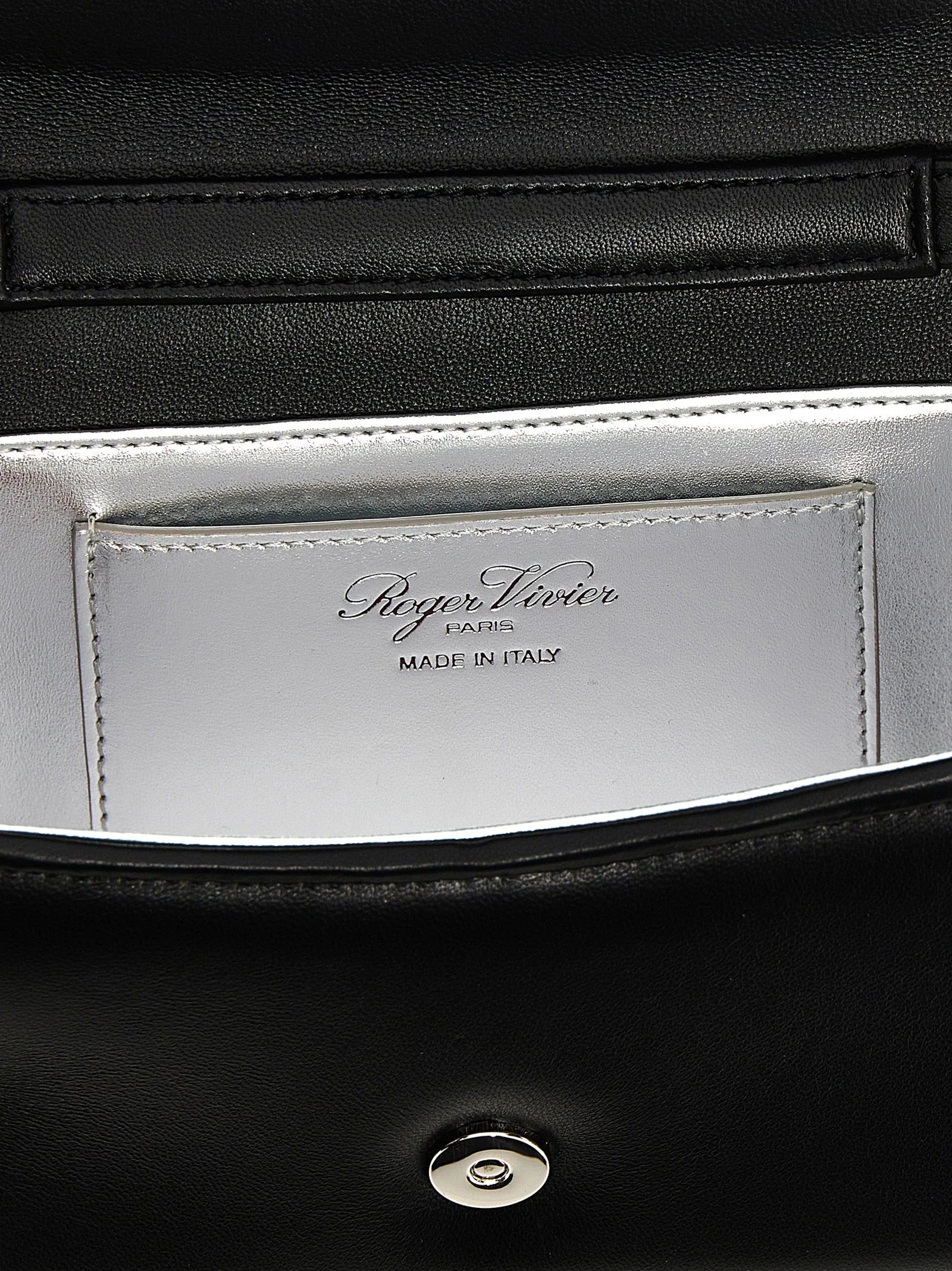Roger Vivier Black Lamb Leather Handbag