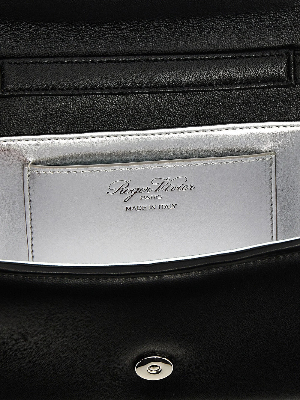 Roger Vivier Black Lamb Leather Handbag