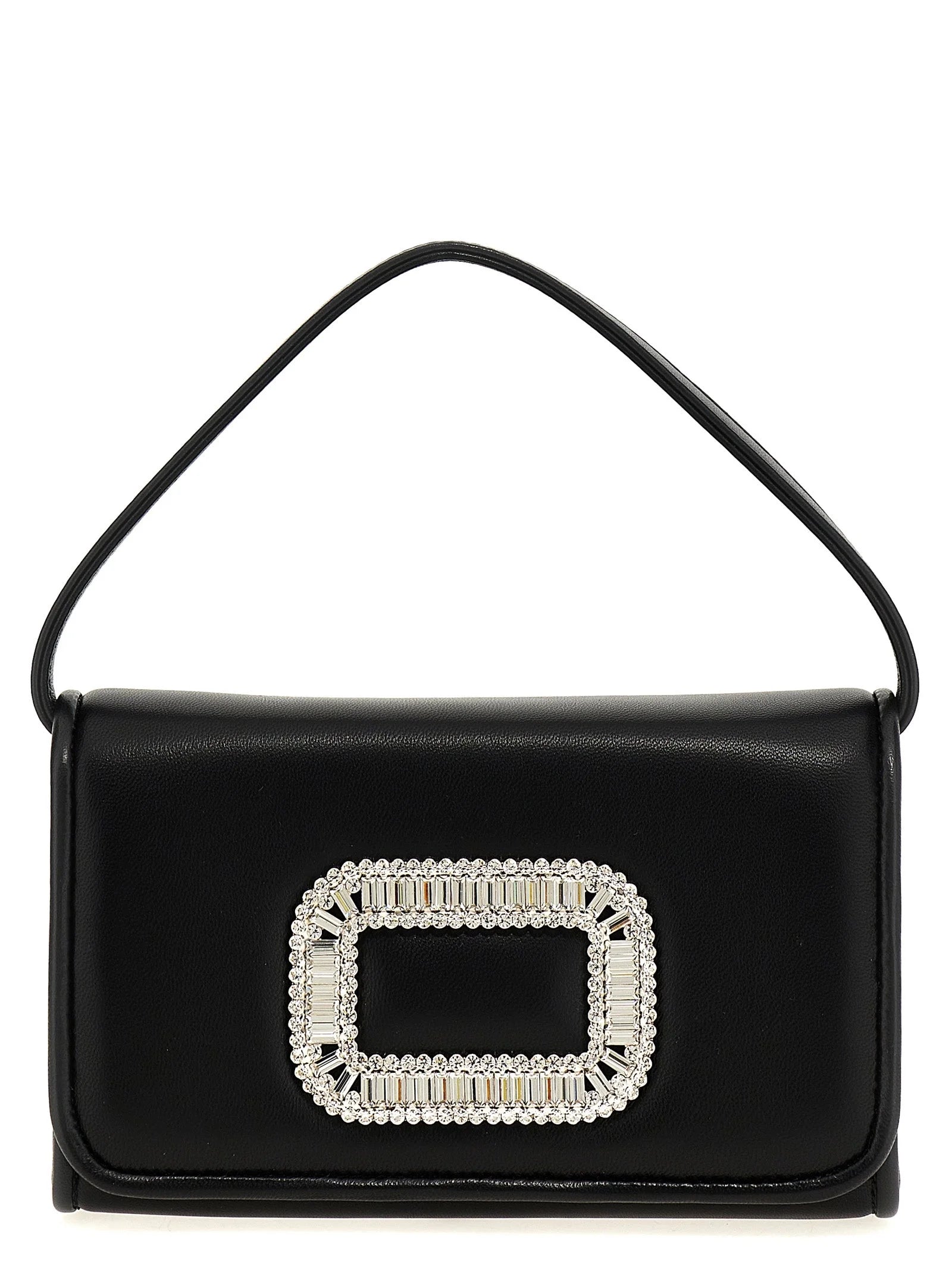Roger Vivier Black Lamb Leather Handbag
