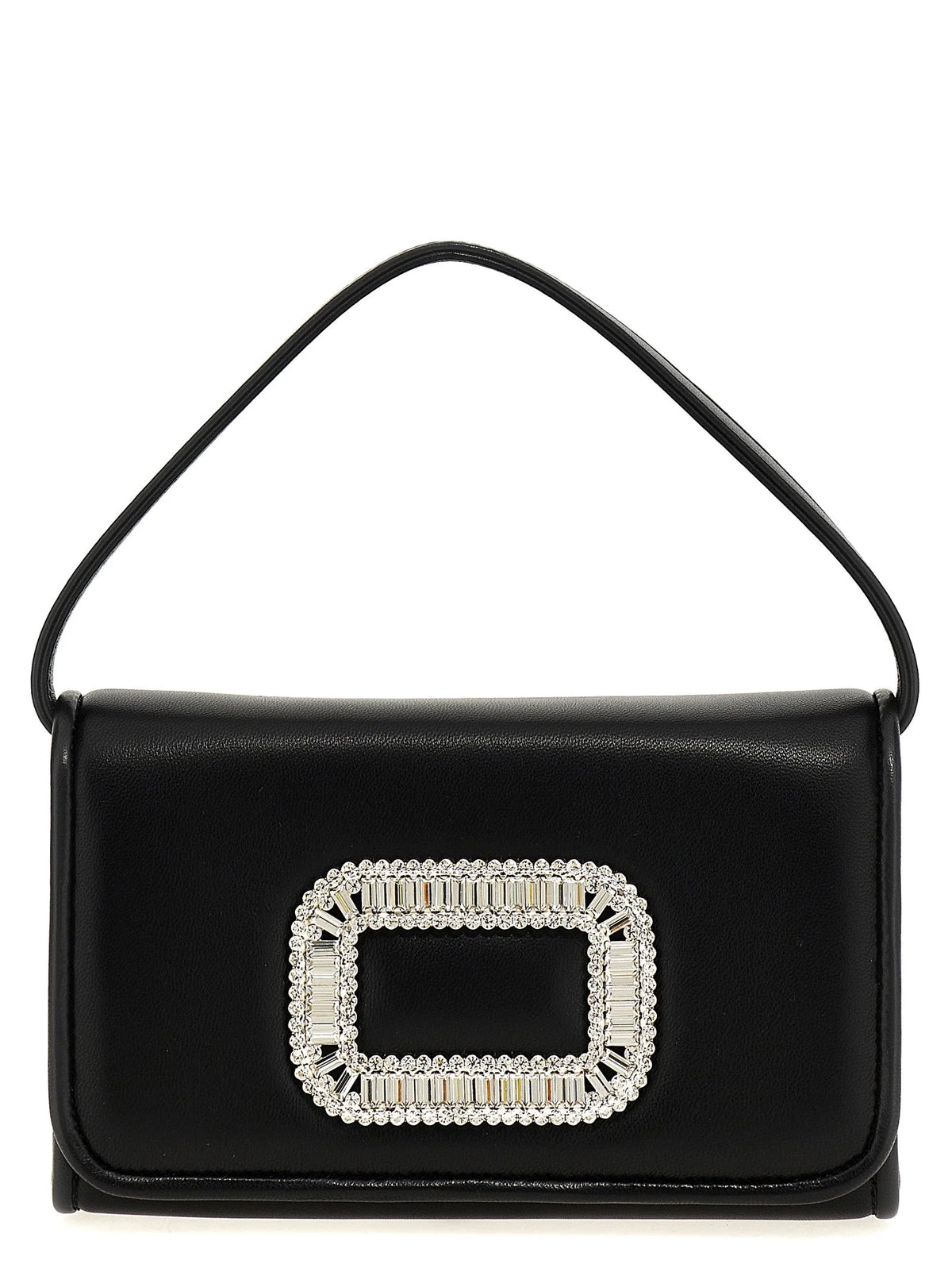 Roger Vivier Black Lamb Leather Handbag