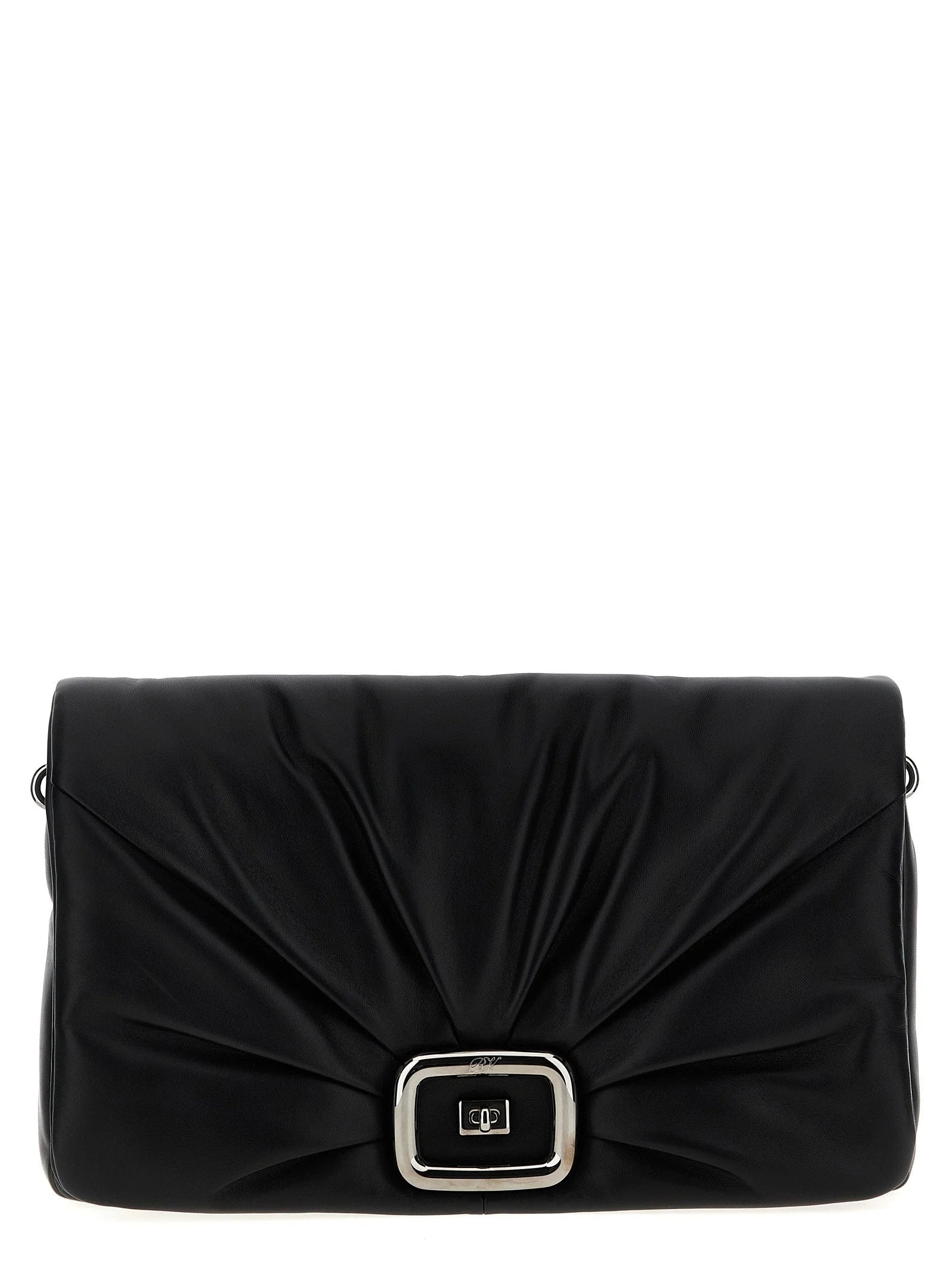 Roger Vivier Black Leather Shoulder Bag