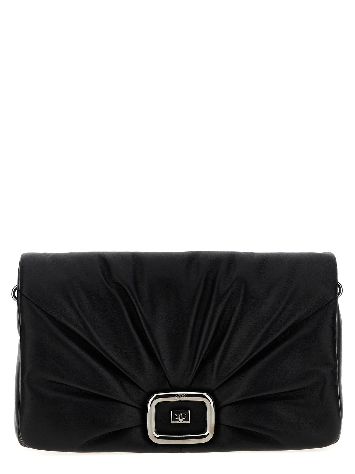 Roger Vivier Black Leather Shoulder Bag