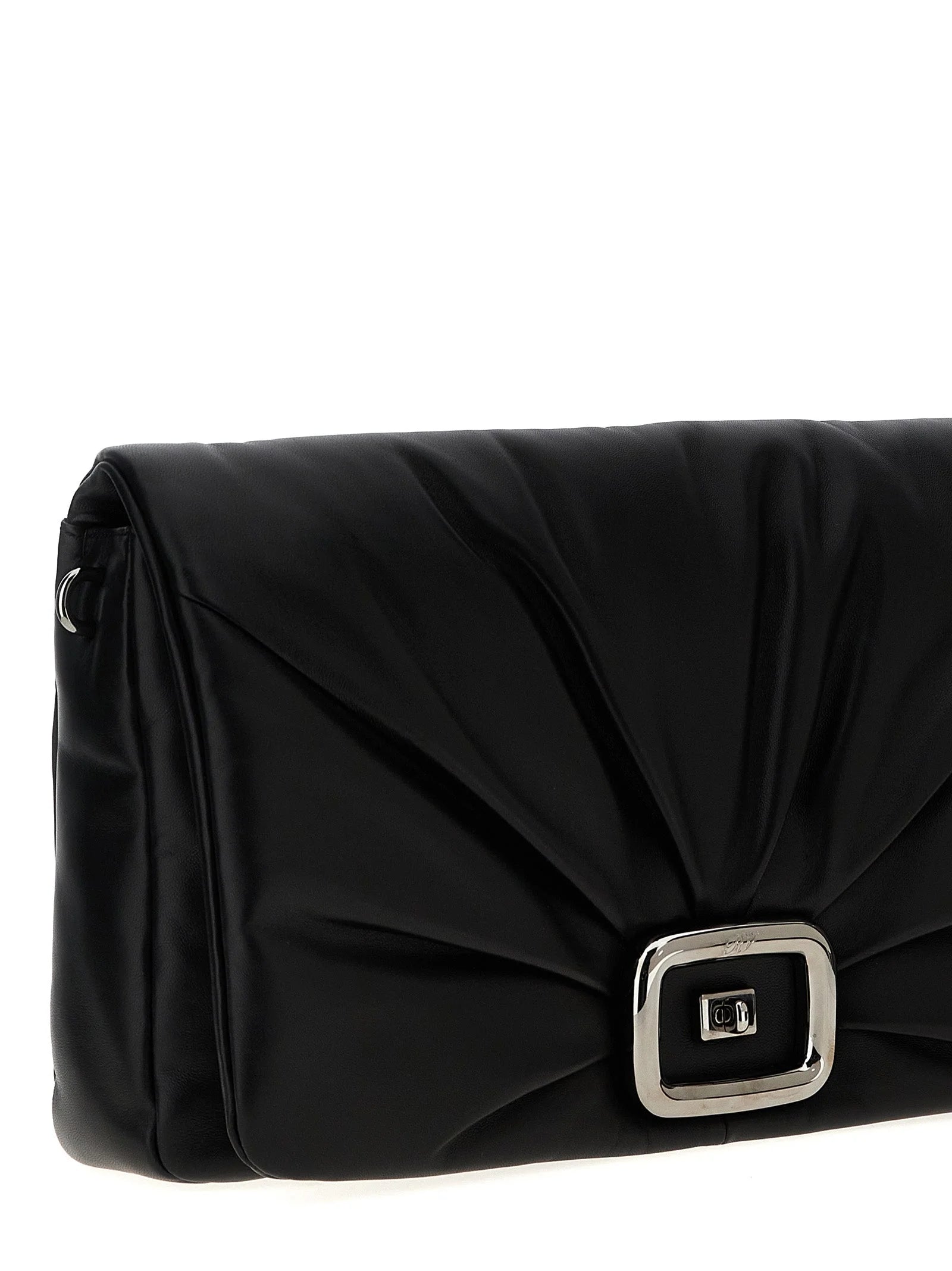 Roger Vivier Black Leather Shoulder Bag