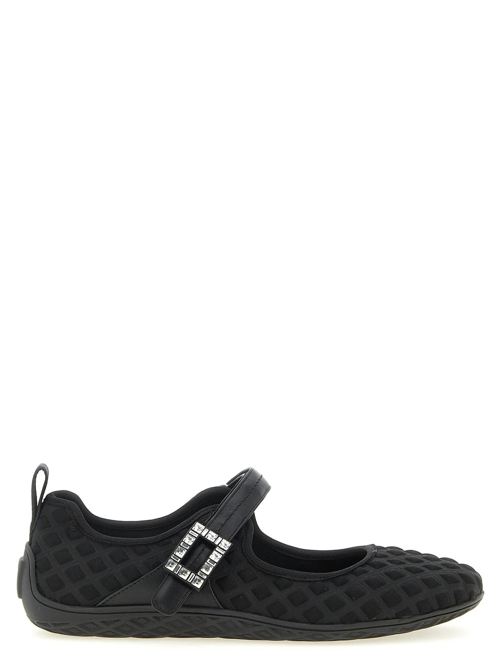 Roger Vivier Black Polyamide Ballet Flats