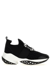 Roger Vivier Black Polyester Athletic Sneakers