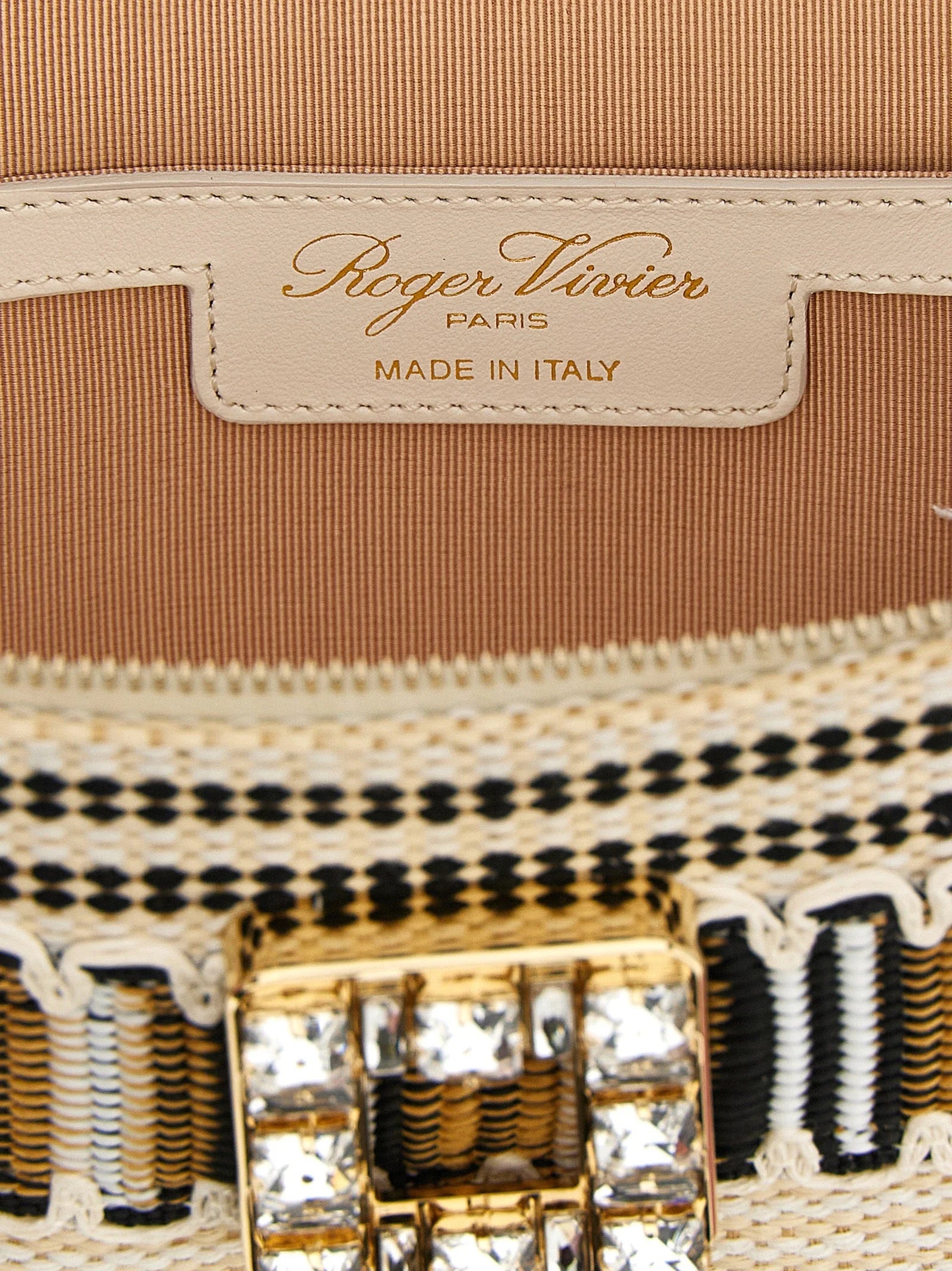 Roger Vivier Multicolor Paper Handbag