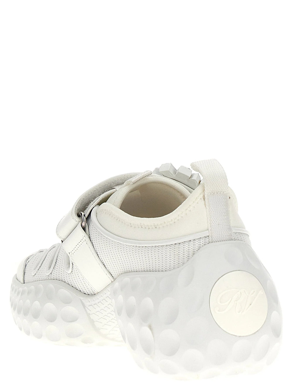 Roger Vivier White Polyamide Athletic Sneakers - EU40/US10