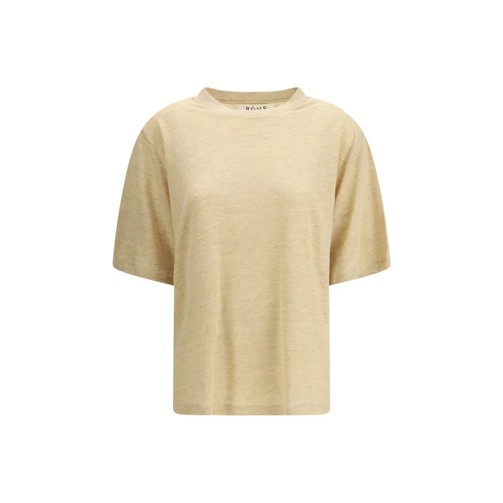 Rohe Beige Linen T-Shirt