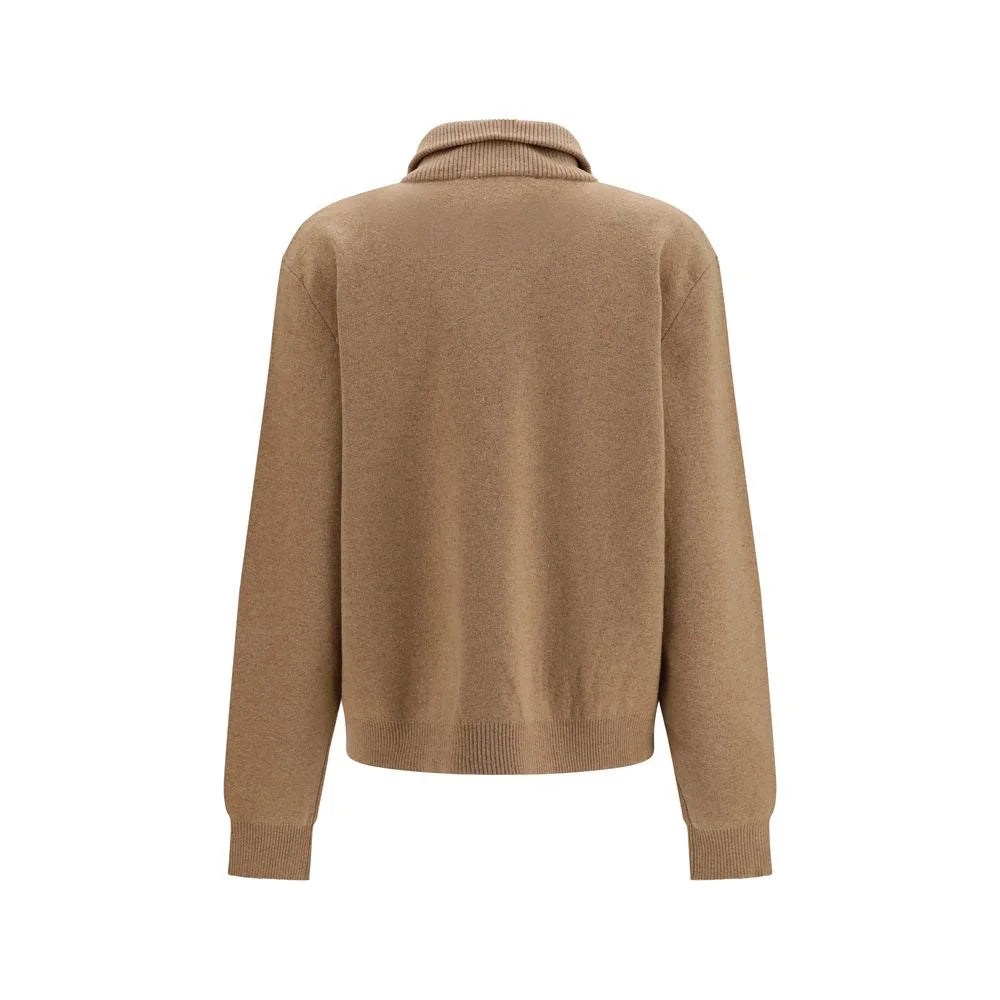 Rohe Beige Wool Oves Aries Polo Shirt