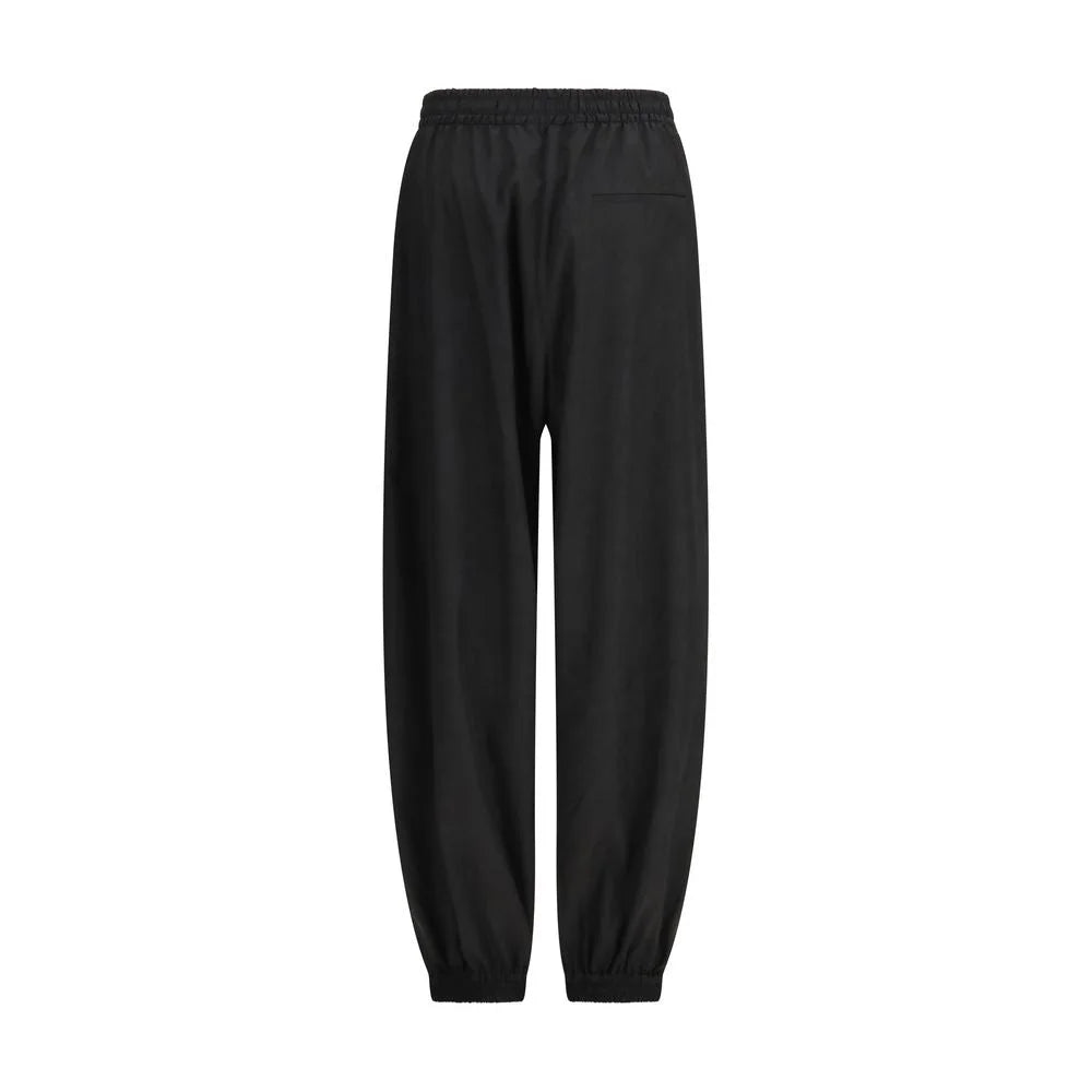 Rohe Black Polyester Joggers (Workout Pants) - IT38 | S