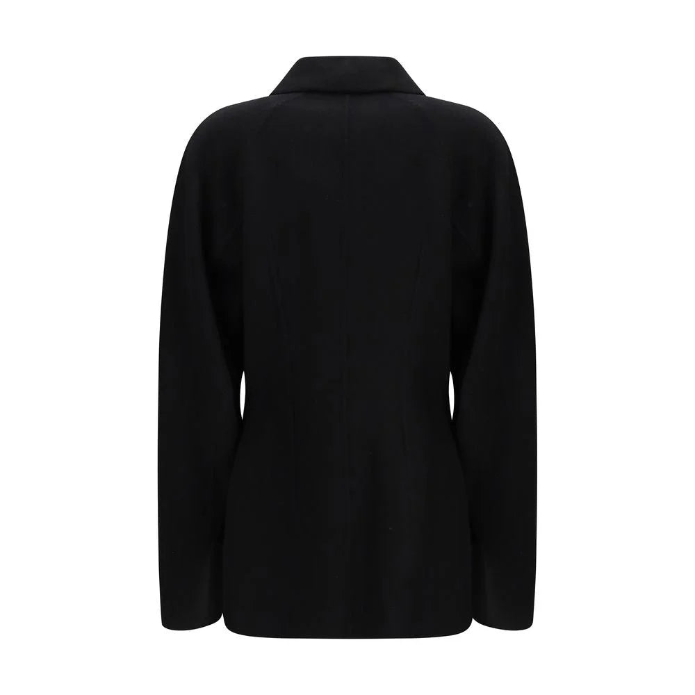 Rohe Black Wool Coat - IT40 | M
