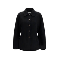 Rohe Black Wool Oves Aries Full-Length Jacket