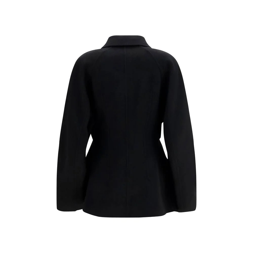 Rohe Black Wool Oves Aries Full-Length Jacket