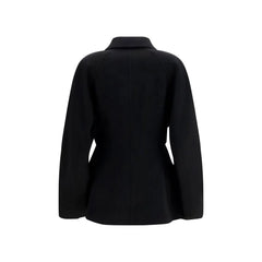 Rohe Black Wool Oves Aries Full-Length Jacket