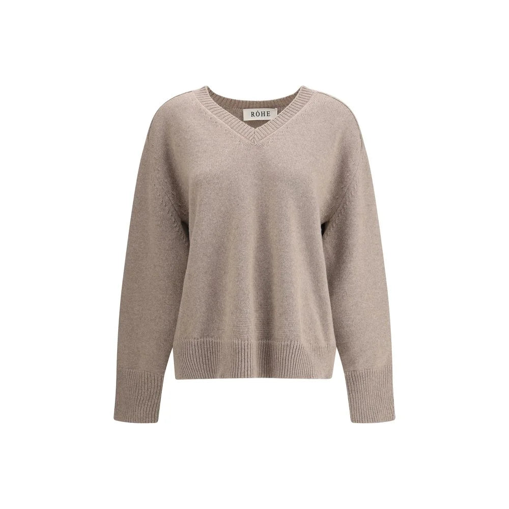 Rohe V-neck Wool Jumper - IT36 | XS - Sweaters