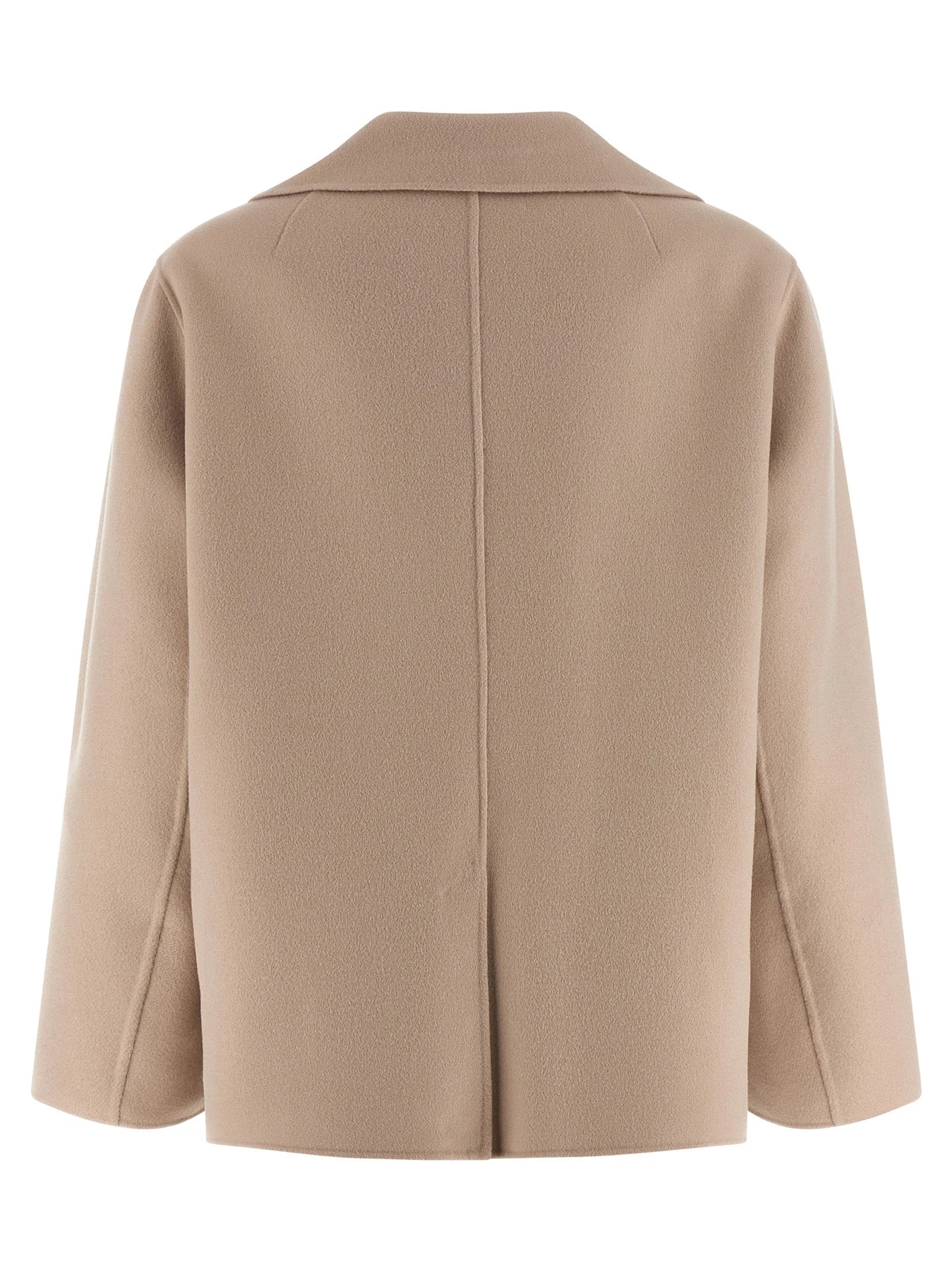 ’S Max Mara Beige Virgin Wool Blazer