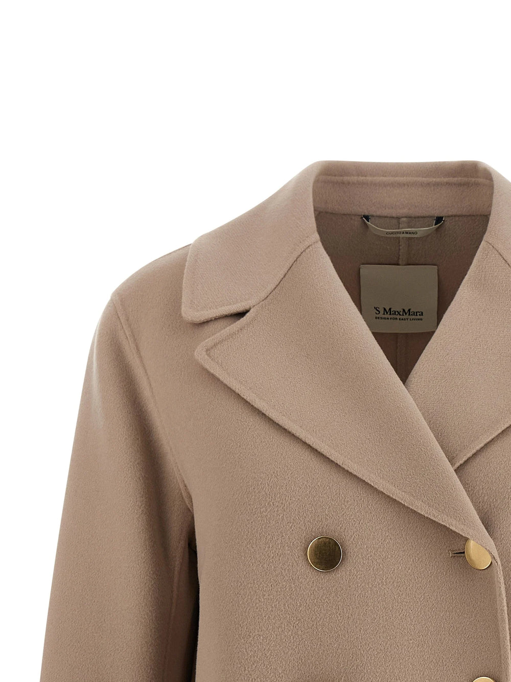 ’S Max Mara Beige Virgin Wool Blazer