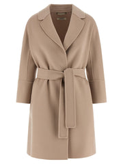 ’S Max Mara Beige Virgin Wool Coat