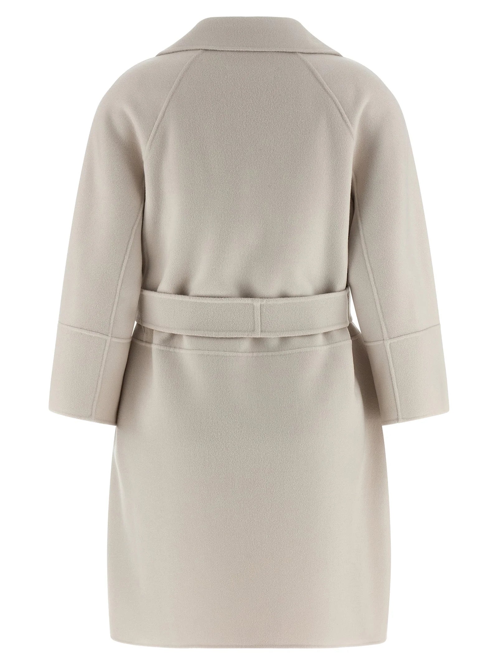 ’S Max Mara Beige Virgin Wool Coat