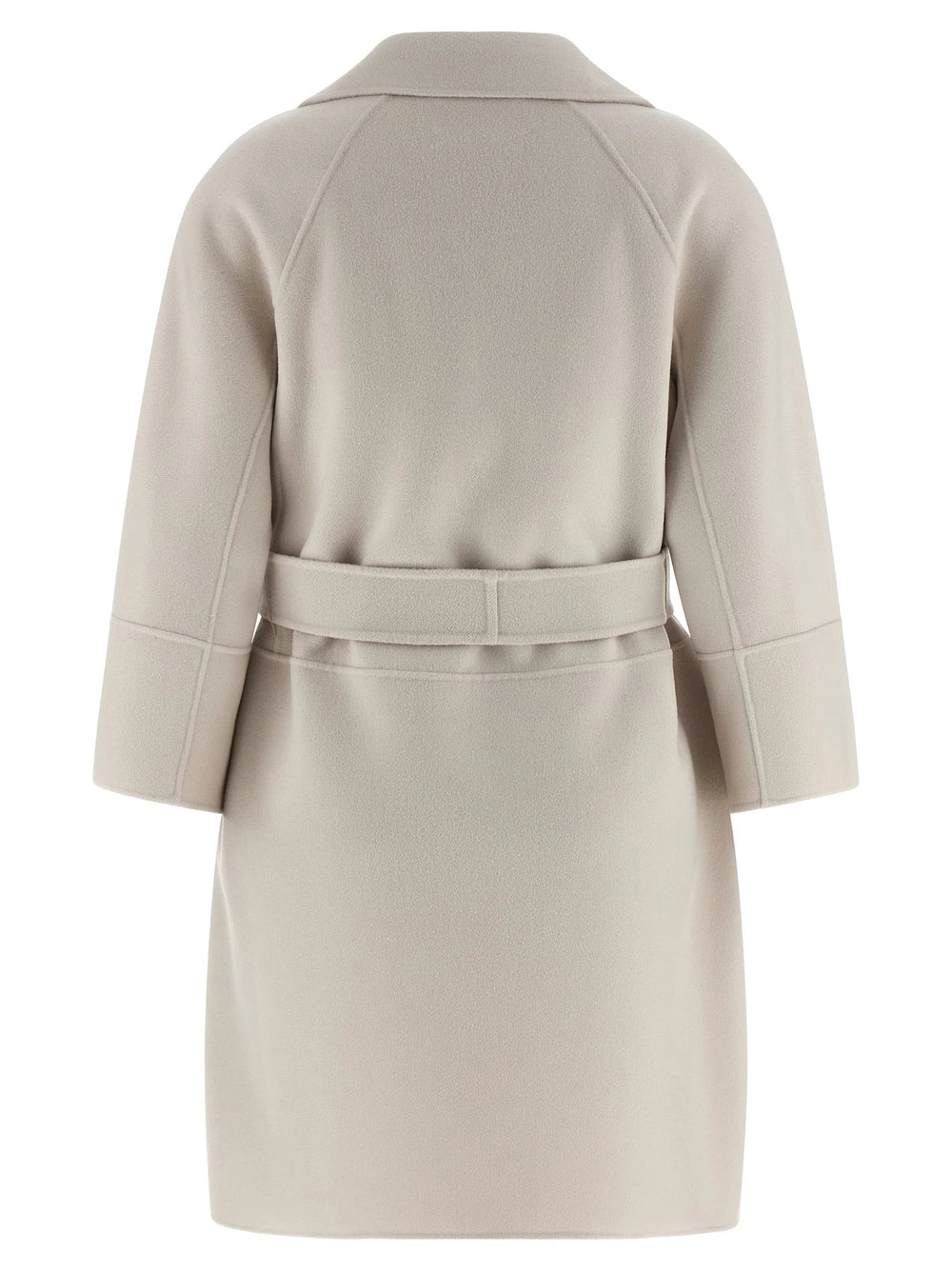 ’S Max Mara Beige Virgin Wool Coat