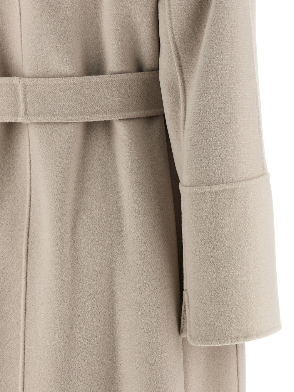 ’S Max Mara Beige Virgin Wool Coat