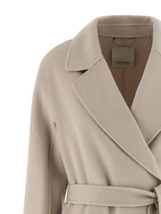 ’S Max Mara Beige Virgin Wool Coat